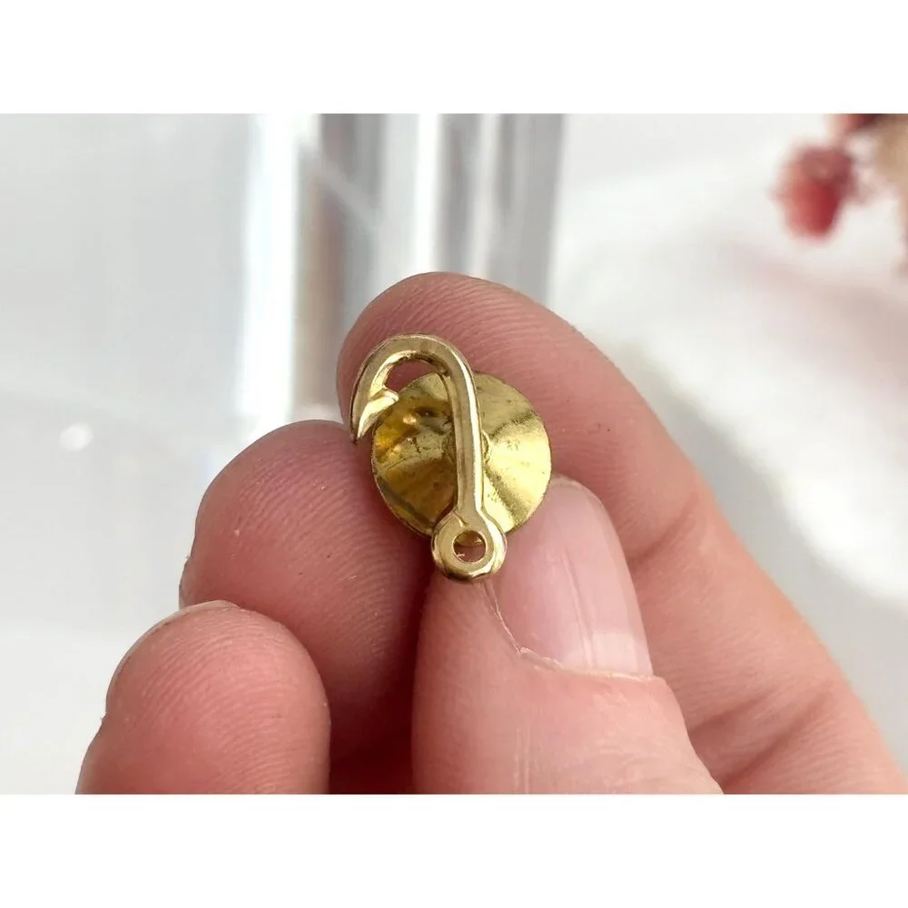 Tiny Anchor Push Back Pin Vintage Pin